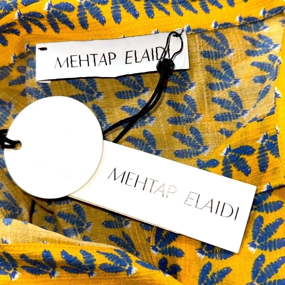 Mehtap Elaidi- Nwt Runway Elaidi Ruffled Maxi Dress X Anthropologie — image 5 of 7